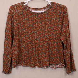 Natural Life floral long sleeve top-XXL
